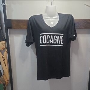Cocagne Crooks & Castles LADIES Black V-Neck T-Shirt